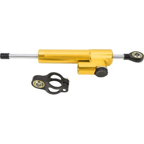 Jeffergarden Amortisseur de direction de moto réglable de type universel pour augmenter la stabilité stabilisateur adapté à la moto or (1/5)