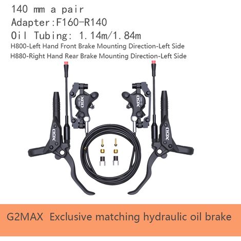 Freins à disque hydrauliques XD-H800/XD-H880, adaptés aux scooters électriques et aux vélos électriques, compatibles avec KuKirin G2/G2MAX/G3PRO/G4/G5.