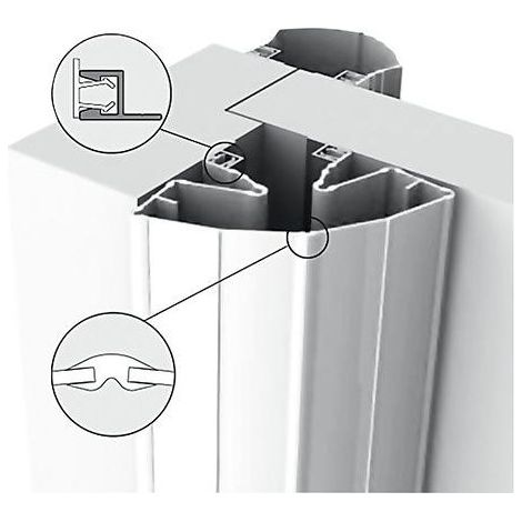 Finprotect Plus 9090 per avvitare KF bianco. L 1930mm