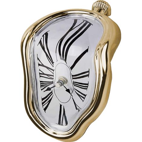 Reloj, Diseño Fundido, Arte Abstracto, Plástico Pulido, Para el Hogar y la Oficina (1/5)