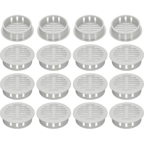 20 Pcs 35mm/1.4 Inch Circular Air Vent Grilles (1/5)