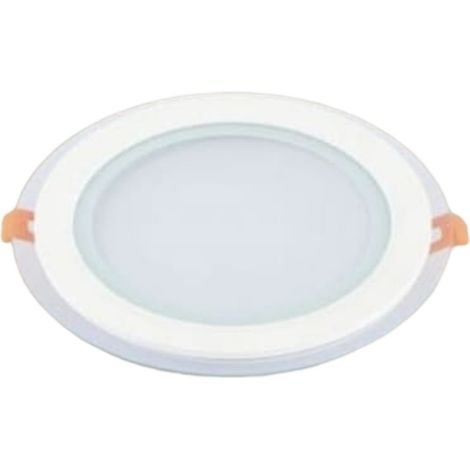 TRADE SHOP - Pannello Led Incasso Luce 3000k-6500k 18w Tondo Am-cr-18 Con Bordo Traparente 00656 -