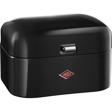 WESCO 235 101 Single Grandy Portapane Nero, 22 x 28 x 17 cm (Lunghezza x Larghezza x Altezza), Metallo, 22 x 28 x 17cm (1/4)