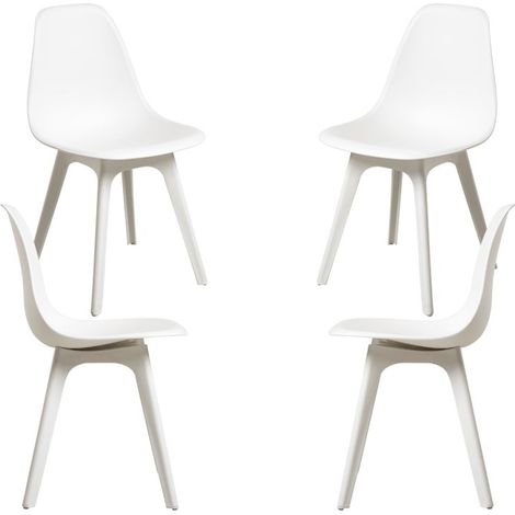 Packs Sillas Comedor - Pack 4 Sillas Kelen Suprym - Blanco