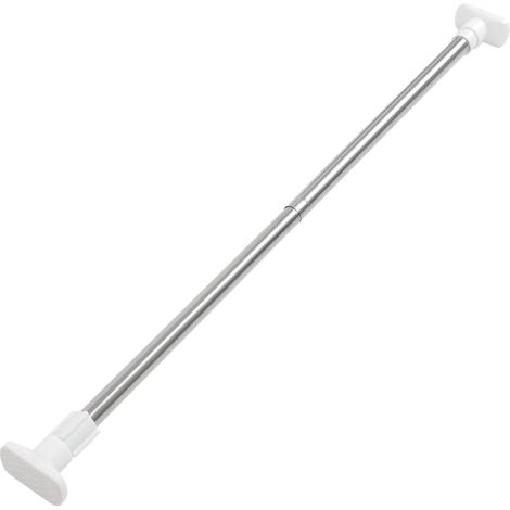 Barre de douche sans perçage extensible réglable acier inoxydable (1/5)