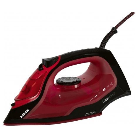 Ferro da stiro a vapore Clatronic DB 3752 nero 2200 W ceramica (1/5)