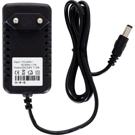 Fuente de Alimentación 24V DC 24W 1A con Enchufe
