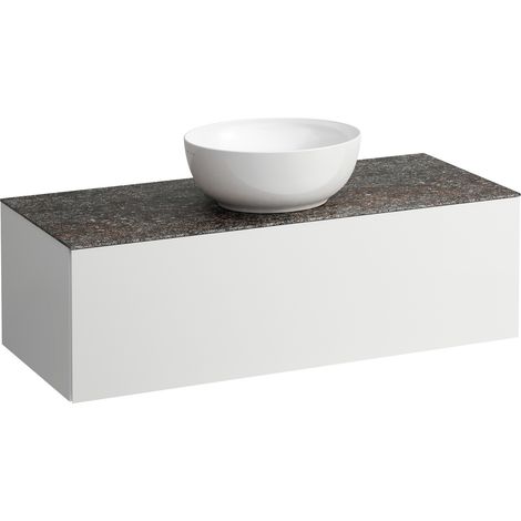 LAUFEN Il Bagno Alessi cajonera, 1 agujero para grifo, encimera