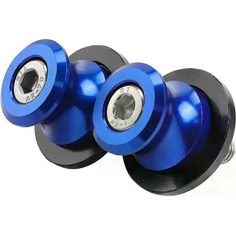 S'applique aux coulisseaux de bras oscillant pour SUZUKI GSXR 125/150/600/750/1000 GSX-S 950 V-Strom 650/1050 GSXR150 GSXR125. Vis de béquille M8 (bleue). (1/5)