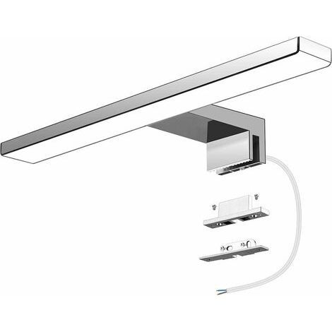 LED Lampes Miroir Salle de Bain 5W 500 Lumens,Luminaire Salle de Bain 30cm Blanc Froid 6000K,Applique Murale Salle de Bain étanche IP44 pour Miroir,pas D'éclairage de Meuble Scintillant (1/5)