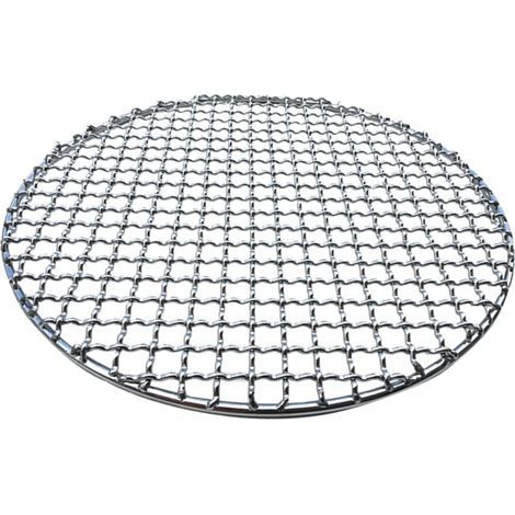 Grille de gril ronde en maille de 28 cm, antiadhésive et réutilisable, grille de refroidissement en acier inoxydable, accessoires de gril de 280 mm (1/5)