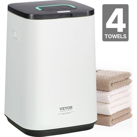 VEVOR 20L Grande Scaldasalviette Secchio con Schermo LED e Spia Luminosa a Forma di U, Scaldasalviette Intelligenti con Timer Regolabile, Accappatoio, Coperta Pigiama, Spegnimento Automatico, Bianco (1/5)