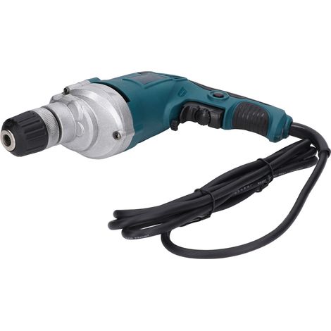 1080W 220V Elektroschrauber, leistungsstarker kabelgebundener Bohrer, selbstspannendes Bohrfutter, Rechts-/Linkslauf, Bohren und Schrauben, professionelles Heimwerkerwerkzeug, robuste Bohrmaschine. (1/5)
