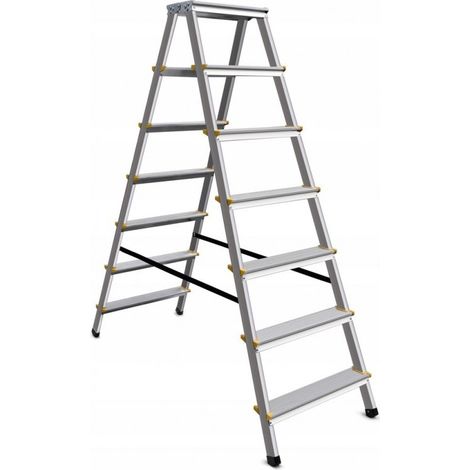 Leiter awtools drabina taboret 7 stopni 150 kg 3.46 m