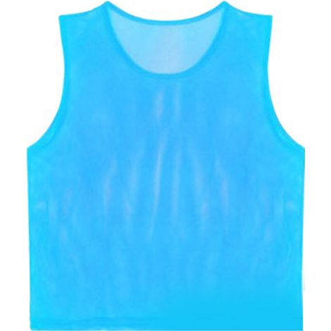 Maillot d'entraînement réversible, gilet de football respirant pour sports d'extérieur, volleyball, basket-ball, bleu ciel (1/5)