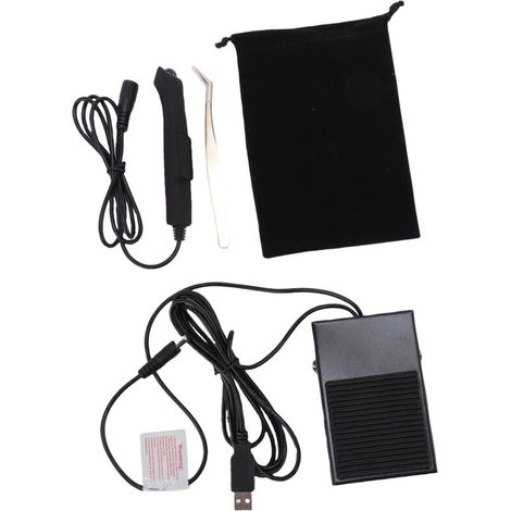 5W Eyelash Extension Lamp, Portable Eyelash Lamp with Aluminum Alloy Foot Pedal, 395-400nm Wavelength (1/5)