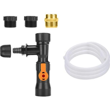 Système de changement d'eau sans seau pour aquarium, outil de nettoyage pour aquarium, pompe à siphon universelle à changement rapide pour aquarium (1/5)