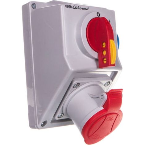 Kit de instalación con seccionador O-I 1x32A 4P 400V, 1x16A 2P+Z C32-18.1 IP-54 974011