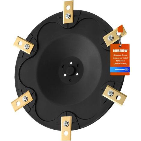 [MISE À NIVEAU] Disque de lames + 6 pièces de lames Compatibles avec DREAME  MOVA & DCK, Lame de tondeuse à gazon robotisée (1/5)