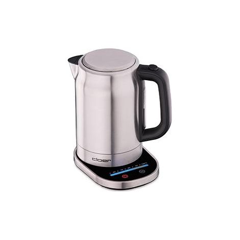 Cloer 4459 bollitore elettrico in acciaio inox opaco e nero 1,7L (1/4)