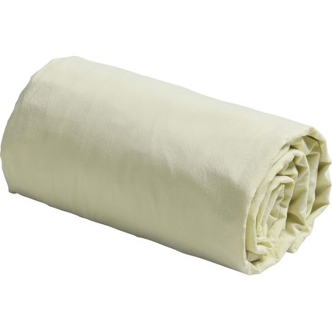 VIVARAISE - Drap housse Céleste en coton bio 200 x 180 cm - La Cerise sur le Gâteau