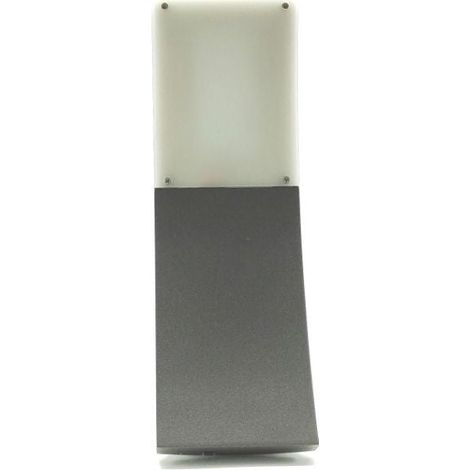 Applique Murale Extérieure Led 6w 3000k en Aluminium Gris