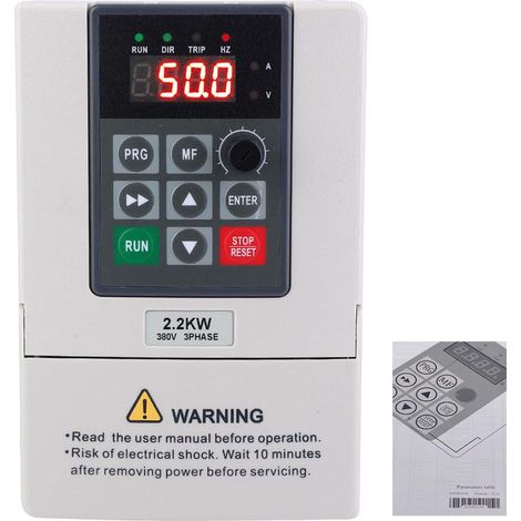 Drive 220 380,2.2kw Motor Speed Variator Single Phase Input 220V, Three Phase Output 380V Frequency Variator for Motor Speed Control (1/5)