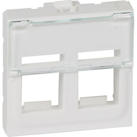 LEGRAND 078610 MOSAIC-II copre 2X KEYSTONE 2 moduli