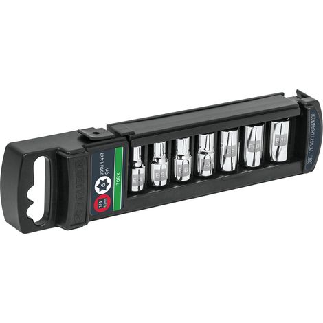 Juego llaves de vaso Torx 1/4" - 7 piezas