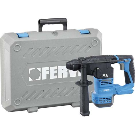 FERVI Martello Perforatore 20V Nero Tassellatore Brushless SDS-Plus