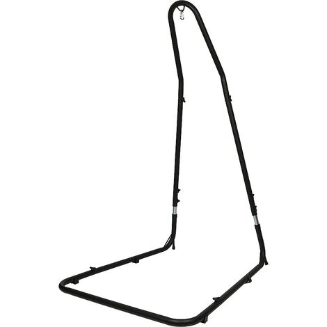 Hofuton Support de Hamac Hauteur Réglable pour Les hamacs Balançoires et Chaises Suspendues Noir (1/5)