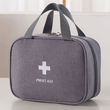 (1 pièce) Trousse de premiers secours portable pour voyage, trousse d'urgence pratique pour l'extérieur, sac de rangement pour sac de distribution d (1/5)