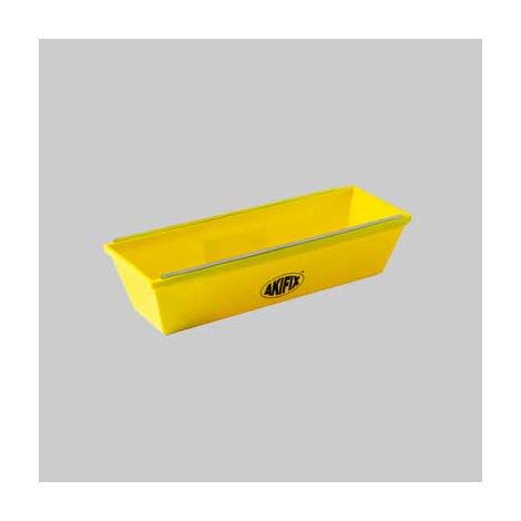 vaschetta portastucco con lamelle pulisci spatola 30 cm