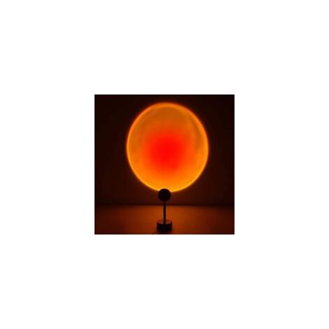 Seltene LED-Projektions-Stehlampe „Rare Pearl“, Stimmungsleuchte „Roter Sonnenuntergang“ von N-Crezuo (1/5)