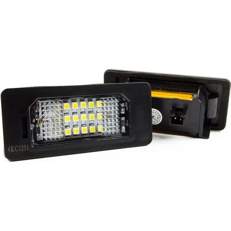 VW Passat B6 B7 KOMBI Jetta IV Sharan II Touran II Touareg II Polo V Golf VI LED-Kennzeichenbeleuchtung 2 Stk. Satz