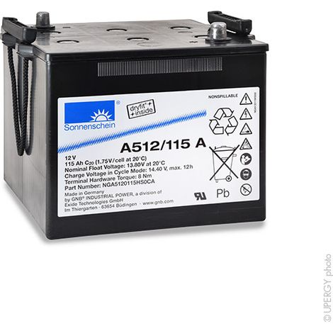 Sonnenschein - Batterie plomb etanche gel A512/115A 12V 115Ah Auto