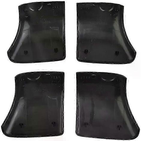 Compatible avec Tesla Model Y - Cache-barres de toit en plastique noir pour barres de toit, fixations de toit, 4 x 102 x 98 cm - JXLGV (1/5)