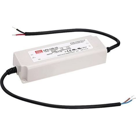 Driver LED Mean Well LPV-150-24 151 W 24 V 6,3 A tension constante