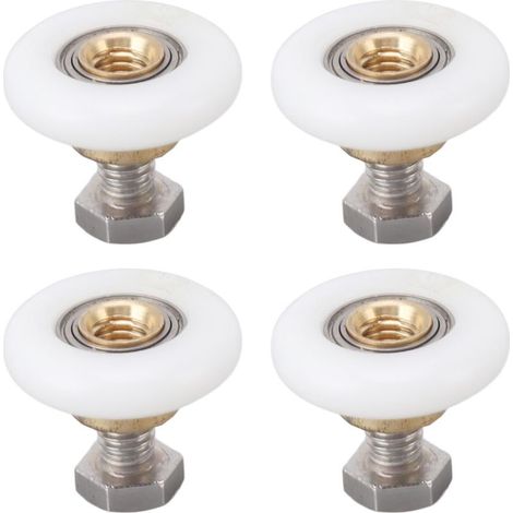 Duschkabinenrollen, Nylon- und Edelstahlrollen für Badezimmer, Gleitrollen für 23-mm-Glastüren, Ersatzteile für Dusche und Badewanne (1/5)