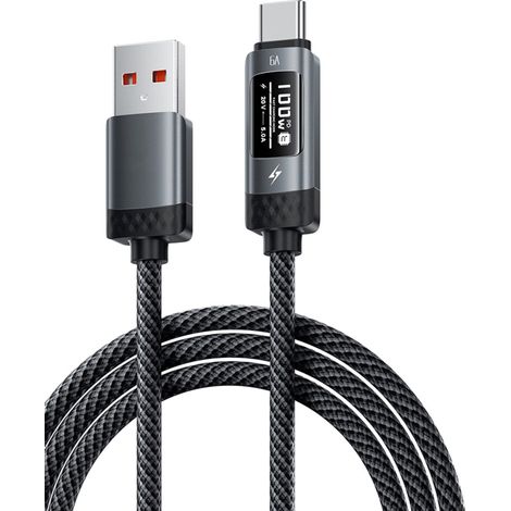 Cavo di ricarica rapida da 100 W con dissipazione del calore, -1 m