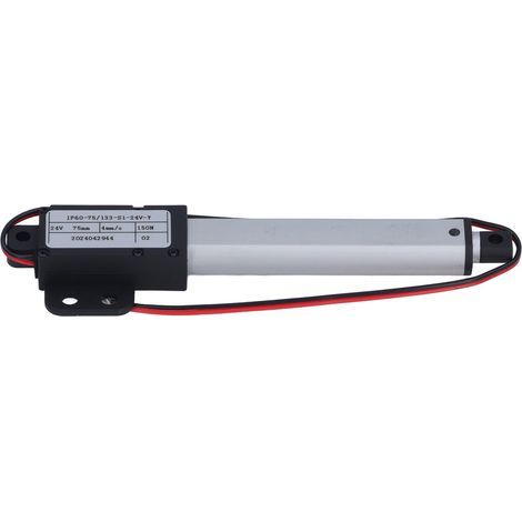 Mini-Teleskop-Linearantrieb, geringe Bewegung 150 N, 75 mm Hub, DC 24 V, 4 mm/s für Roboter (1/5)
