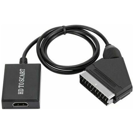 convertisseur hdmi vers péritel adaptateur audio vidéo hd 1080p pour hdmi vers péritel Sky Box Stb--TRIMEC (1/4)