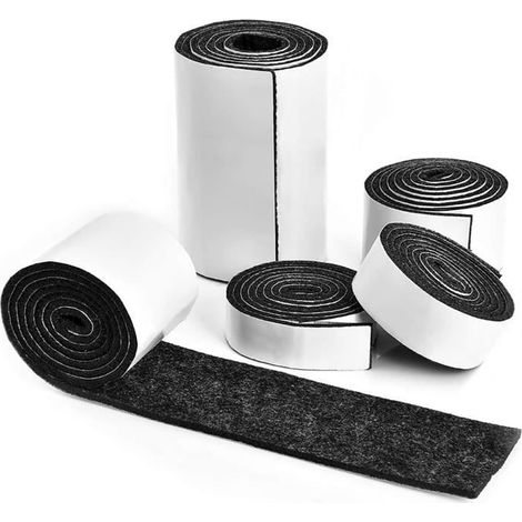 5 Pcs Feutrine Autocollante, Coussinets de Feutre pour Meubles pour Pieds de Meubles Protection du Sol, Rembourrage de Meubles A367 (1/4)