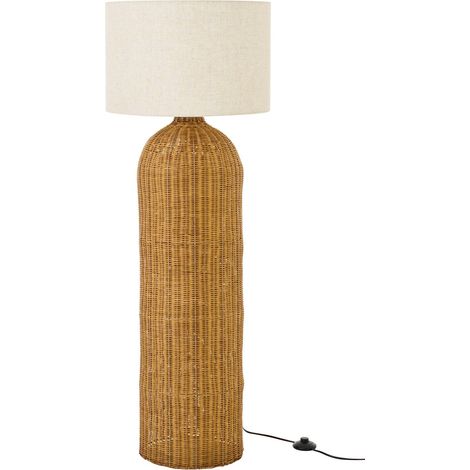 Lampadaire cylindre naturel écru - naturel et écru (1/5)