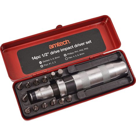 14pc 1/2" Drive Impact Driver Set - L2130 (1/3)