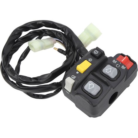 Interrupteur de démarrage guidon gauche avec bouton start/stop et éclairage pour TRX450ES TRX450FE, commande de commutation moteur (1/5)