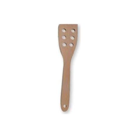 Spatule à trou en bois