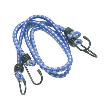 Lot 2 sandows élastiques Ø 8 mm – longueur 0,80 m