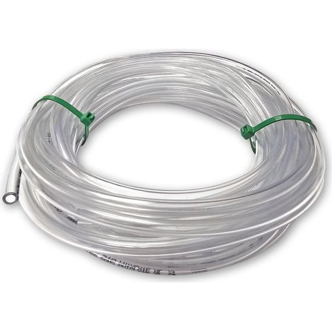 Tuyau souple cristal transparent PVC 5 mm – Diamètre extérieur 8 mm – Longueur 10 m – Température d'utilisation -15 à 60°C – Alfaflex