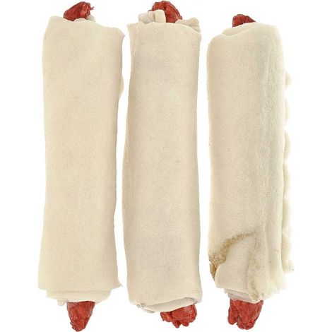 Cuir de vachette à chaud en forme d'os 15 cm pour chiens
